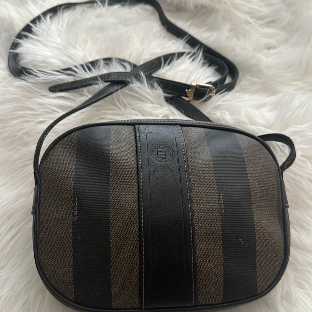 FENDI Pecan Crossbody Bag